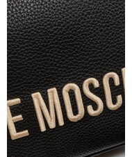 LOVE MOSCHINO CAMO CORE  Geantă de umăr mini negru - Genți femei - 3