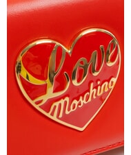 LOVE MOSCHINO LOVE HEART  Geantă de umăr RED - Genți femei - 3