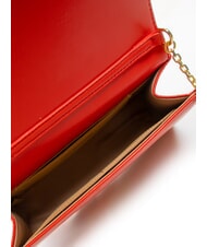 LOVE MOSCHINO LOVE HEART  Geantă de umăr RED - Genți femei - 5