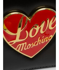 LOVE MOSCHINO LOVE HEART  Geantă de umăr negru - Genți femei - 3