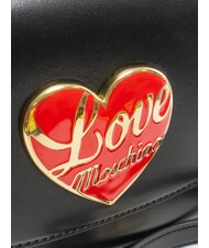 LOVE MOSCHINO LOVE HEART Geantă de mână, cu curea de umăr negru - Genți femei - 3