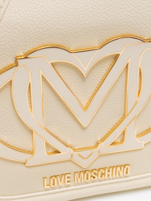 LOGO  Geantă de umăr mini fildeş - Genți femei