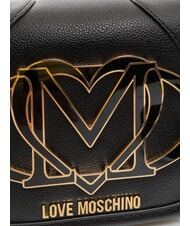LOVE MOSCHINO LOGO  Geantă de umăr mini negru - Genți femei - 3