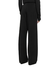 CALVIN KLEIN CK Pantaloni tricotați cu picior larg ck negru - Pantaloni pentru femei - 2