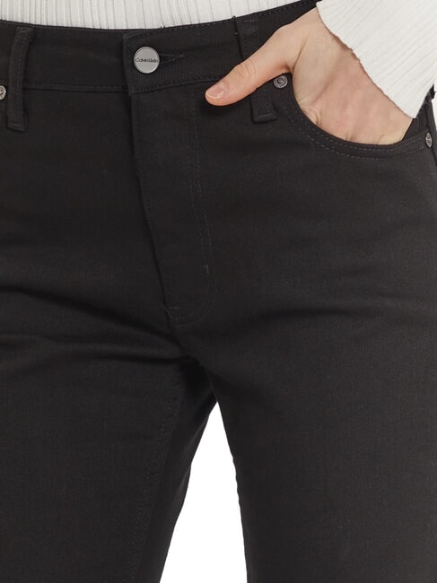 CK Blugi cu croială evazată denim negru - Jeans