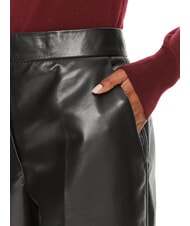 CALVIN KLEIN CK Pantaloni cu talie înaltă și picioare late ck negru - Pantaloni pentru femei - 3