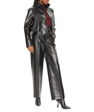 CALVIN KLEIN CK Pantaloni cu talie înaltă și picioare late ck negru - Pantaloni pentru femei - 5