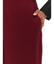 CALVIN KLEIN CK Pantaloni palazzo moi ciclism roșu - Pantaloni pentru femei - 3