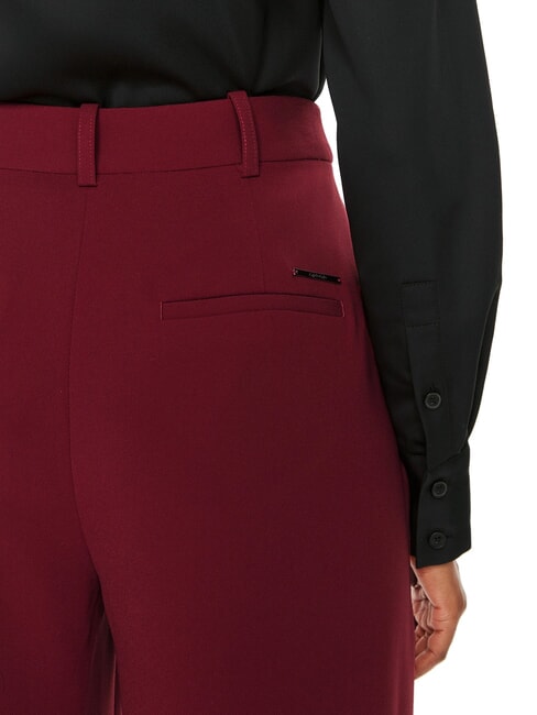 CK Pantaloni palazzo moi ciclism roșu - Pantaloni pentru femei