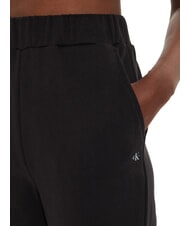 CALVIN KLEIN CK JEANS Pantaloni de trening din bumbac ck negru - Costume sport pentru femei - 3