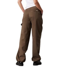 CALVIN KLEIN CK JEANS Pantaloni cargo din bumbac periat - Pantaloni pentru femei