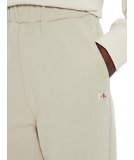 CALVIN KLEIN CK JEANS Pantaloni de trening din bumbac pelican - Costume sport pentru femei - 3