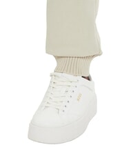 CALVIN KLEIN CK JEANS Pantaloni de trening din bumbac pelican - Costume sport pentru femei - 4