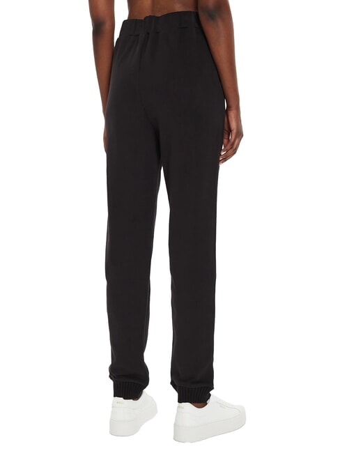 CK JEANS Pantaloni de trening din bumbac ck negru - Costume sport pentru femei