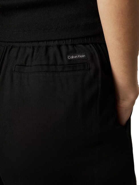 CK JEANS Pantaloni din viscoză moale ck negru - Pantaloni pentru femei