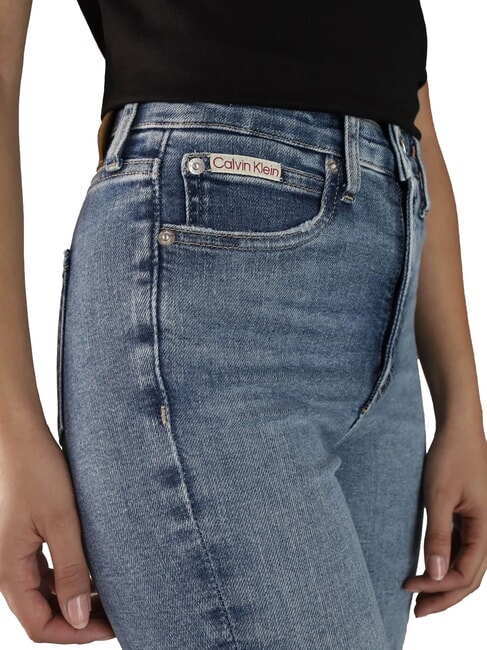 CK JEANS Blugi skinny cu talie &icirc;naltă blugi - Jeans