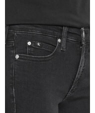 CALVIN KLEIN CK JEANS Blugi skinny cu talie medie denim negru - Jeans - 3