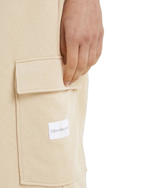 CK JEANS Pantaloni de jogging cu buzunare mari kaki pal - Costume sport pentru femei