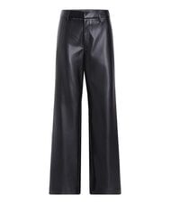 CALVIN KLEIN CK JEANS Pantaloni largi cu croială dreaptă ck negru - Pantaloni pentru femei - 6