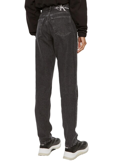 CK JEANS Blugi croială mom-croi gri denim - Jeans