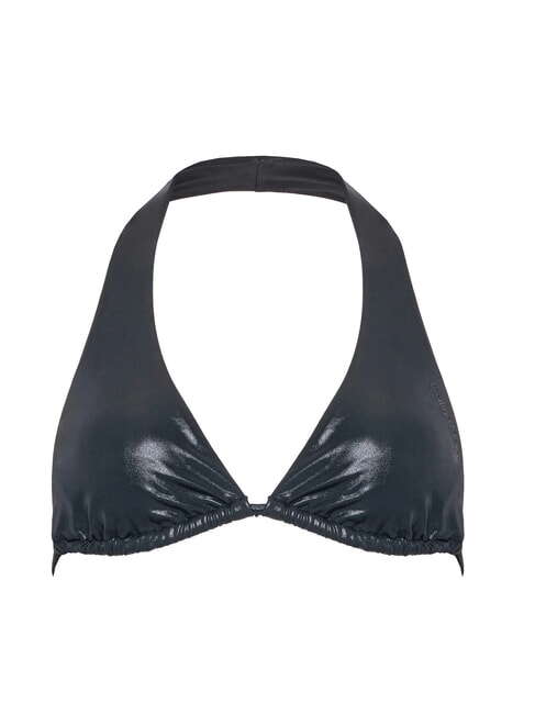 CK Top de bikini triunghiular cu velă ck negru - Costume de baie pentru femei