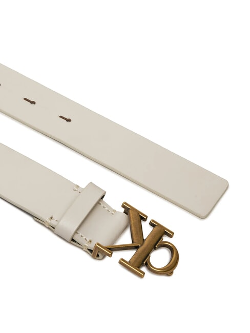 CK JEANS MONOGRAM  Curea de piele mesteacăn - Curele