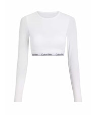CALVIN KLEIN CK Brassi&egrave;re Tricou cu m&acirc;neci lungi alb - Lenjerie de corp pentru femei - 3