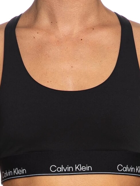 CK PERFORMANCE Sutien sport cu susținere medie frumusețe neagră - Lenjerie de corp pentru femei