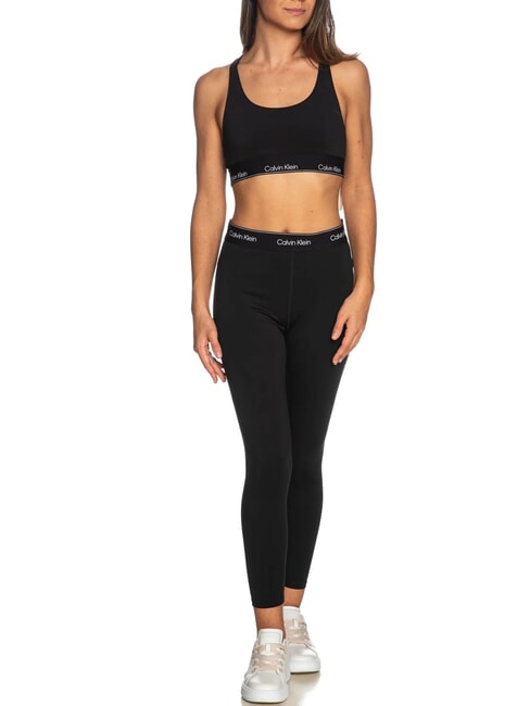 CK PERFORMANCE Sutien sport cu susținere medie frumusețe neagră - Lenjerie de corp pentru femei