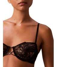 CALVIN KLEIN CK Sutien balconette din dantelă negru - Lenjerie de corp pentru femei - 3