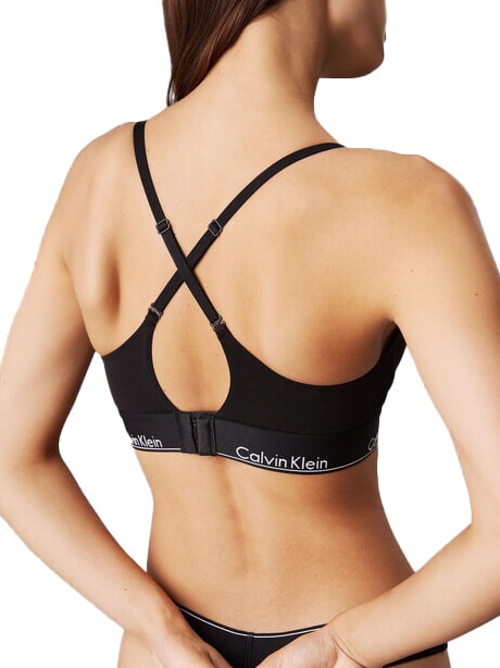 CK Sutien push-up negru cu w. dtm wb - Lenjerie de corp pentru femei