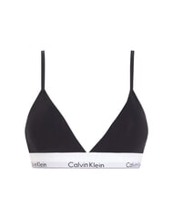 CALVIN KLEIN CK Sutien tip bralette din bumbac elastic negru - Lenjerie de corp pentru femei - 5