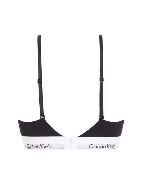 CK Sutien tip bralette din bumbac elastic negru - Lenjerie de corp pentru femei