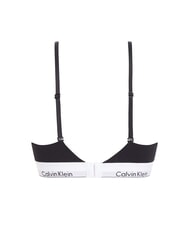 CALVIN KLEIN CK Sutien tip bralette din bumbac elastic negru - Lenjerie de corp pentru femei - 6
