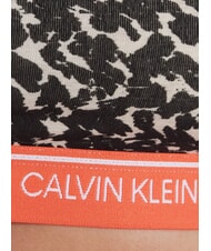 CALVIN KLEIN CK Sutien tip bralette din bumbac elastic animal distorsionat - fulgi de ovăz - Lenjerie de corp pentru femei - 5