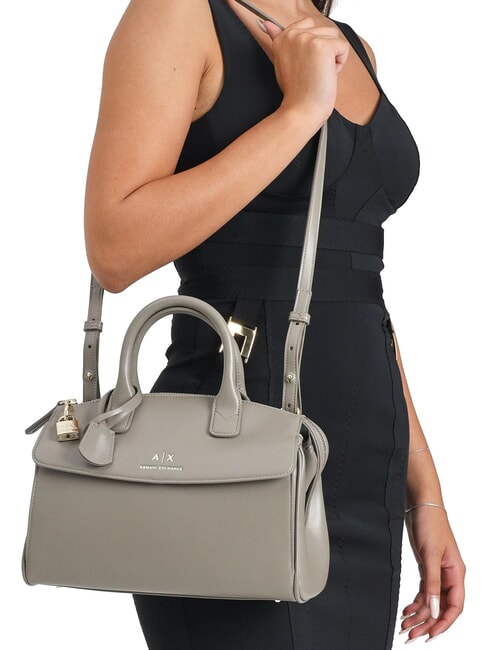 JANE  Geanta de mana, cu bareta de umar biban brun - Genți femei