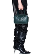 ARMANI EXCHANGE A|X BAULETTO S Geantă de m&acirc;nă, cu curea de umăr bate verde - Genți femei - 4