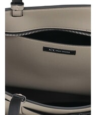 ARMANI EXCHANGE A|X BUCKLE Geanta de umar biban brun - Genți femei - 4