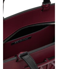 ARMANI EXCHANGE A|X BUCKLE Cumpărător manual, cu curea de umăr canelură - Genți femei - 4