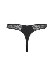 CALVIN KLEIN CK Tanga cu inserție de dantelă negru - Slip pentru femei - 5
