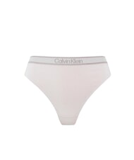 CALVIN KLEIN CK Tanga cu elastic cu logo nisip cu logo nou din piatră - Slip pentru femei - 3
