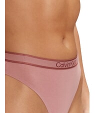 CALVIN KLEIN CK Tanga cu elastic cu logo struguri roșii cu logo de unt de mere - Slip pentru femei - 3