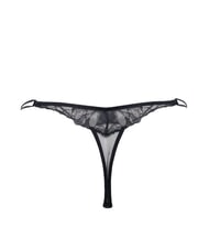 CALVIN KLEIN CK Perizoma negru - Slip pentru femei - 4