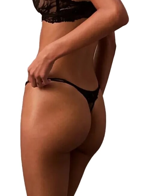 CK Perizoma negru - Slip pentru femei