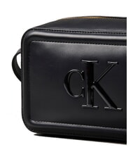 CALVIN KLEIN BOLD MONOGRAM Geantă de umăr mini pe negru - Genți femei - 3