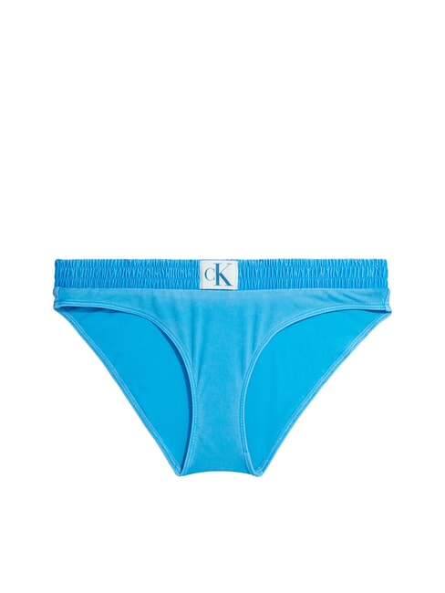 CK Slip de bikini albastru unitar - Costume de baie pentru femei