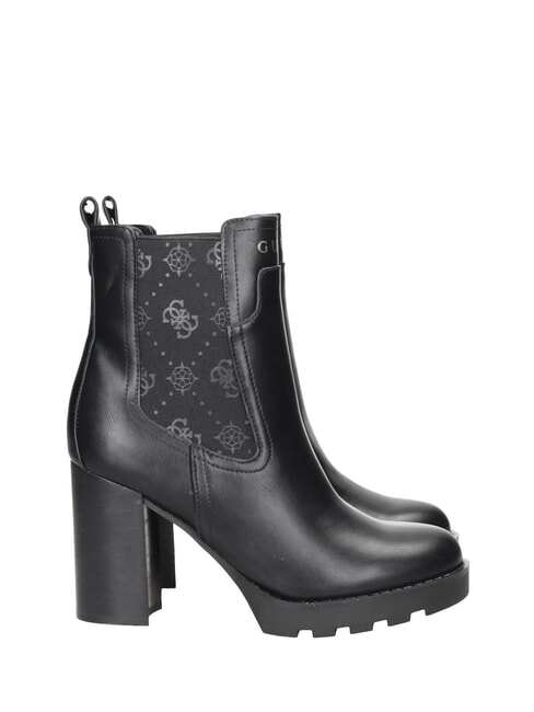 NEALLE Ghete înalte la gleznă BLACK - Pantofi femei