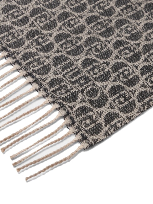 MONOGRAM Stolă cu logo monogramă BLACK - Eșarfe