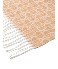 LIUJO MONOGRAM Stolă cu logo monogramă cămilă - Eșarfe - 4