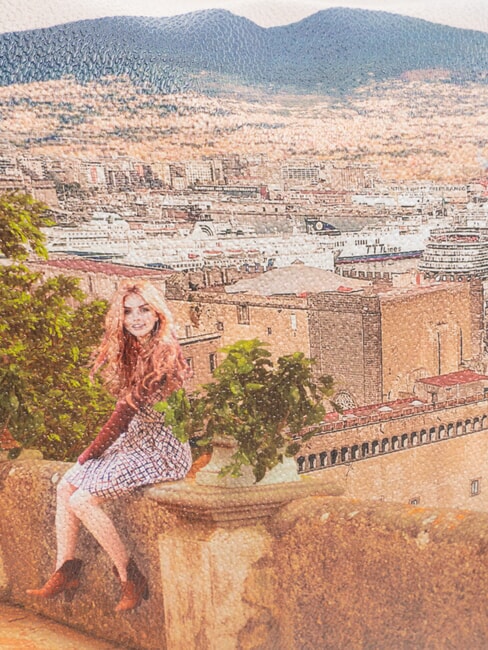 YESBAG Geantă de umăr lămâi - Genți femei